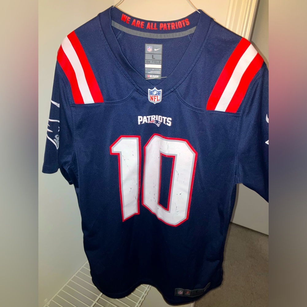 Authentic Nike Mac Jones Patriots jersey Size L